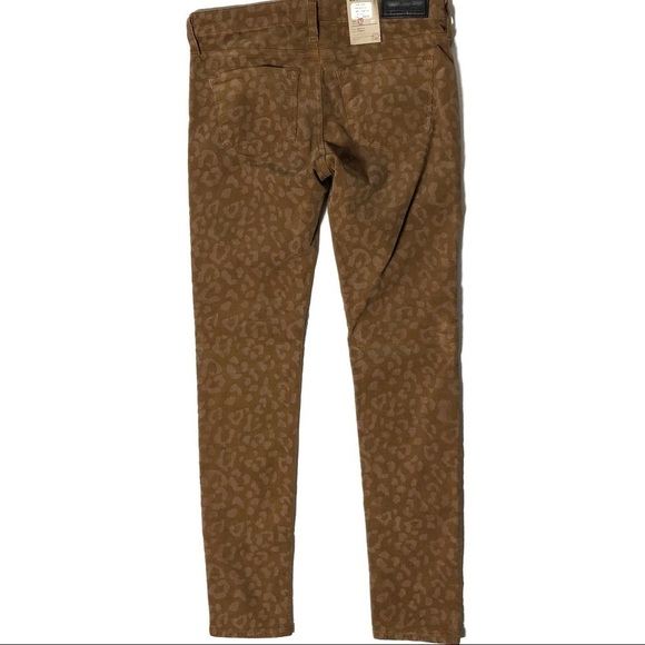 Big Star Cheetah Corduroy Jeans Sz 28 NWT Animal Print Leopard Tan Brown - Picture 4 of 7